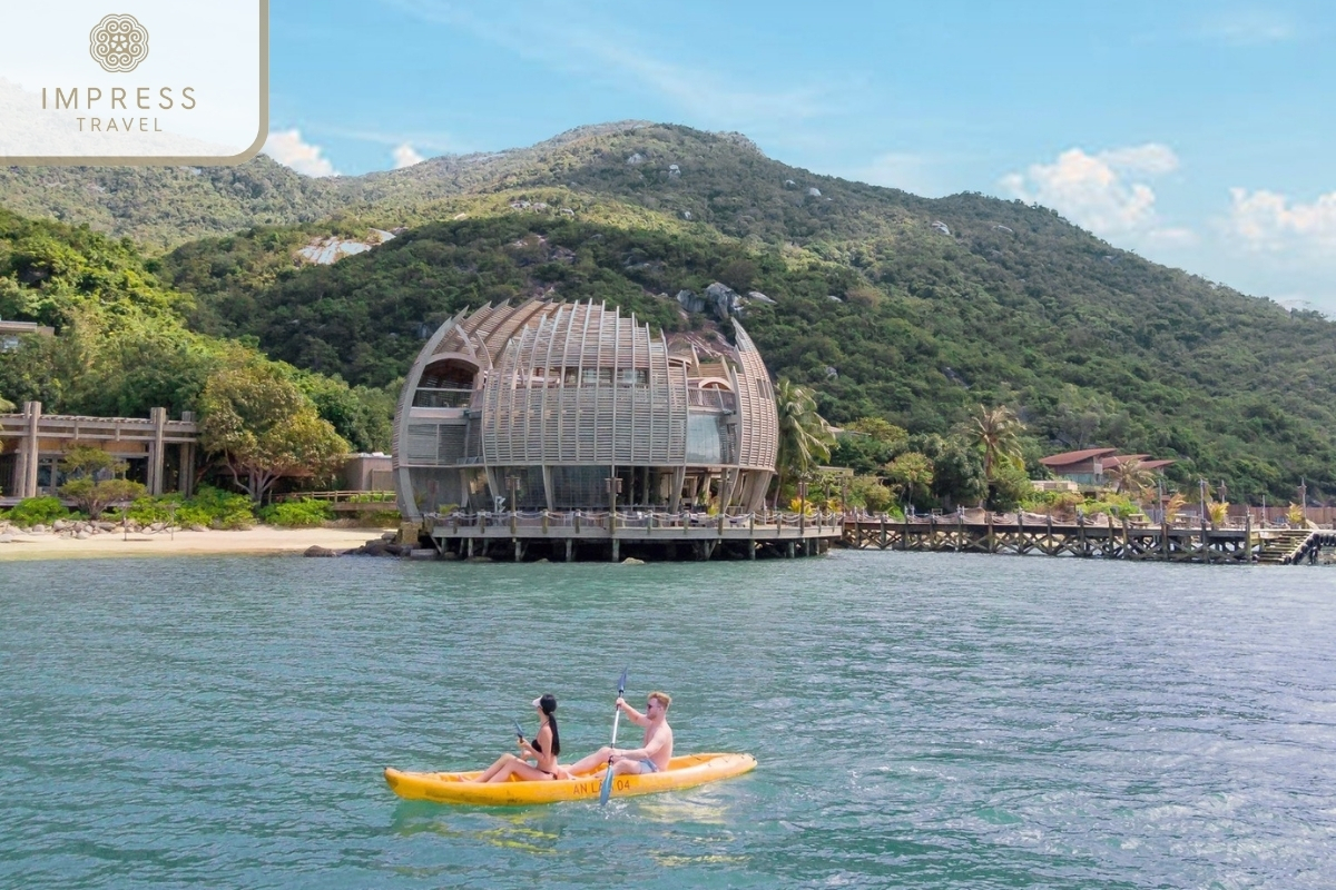 Kayaking of Honeymoon Tours at Six Senses Ninh Van Bay