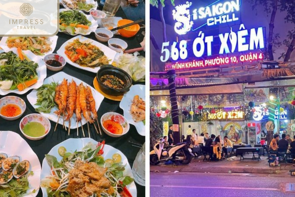 Explore bustling Vinh Khanh street at night-Nighttime Seafood Trail Adventure Tour in Ho Chi Minh City