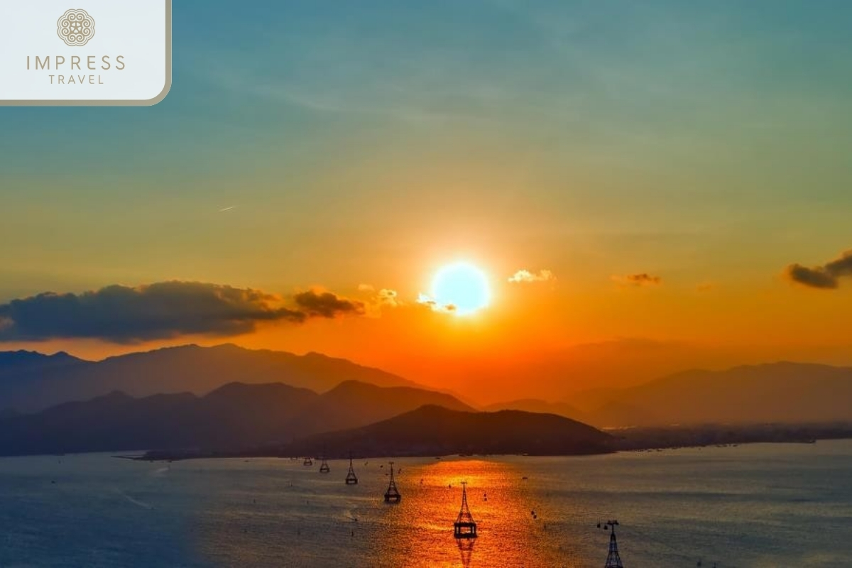 Sunset Views at the Emperor Cruise in Nha Trang