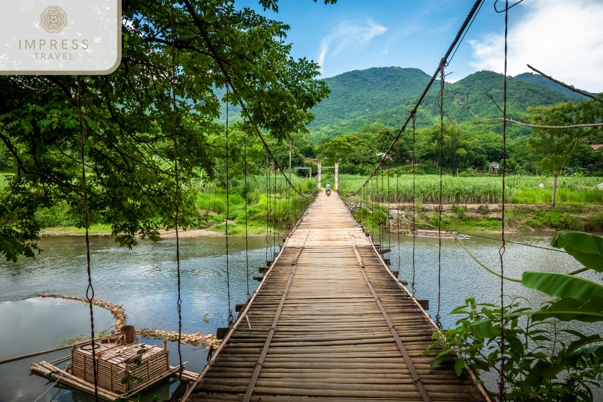 Pass through peaceful villages-best season for a trekking tour in Pu Luong 