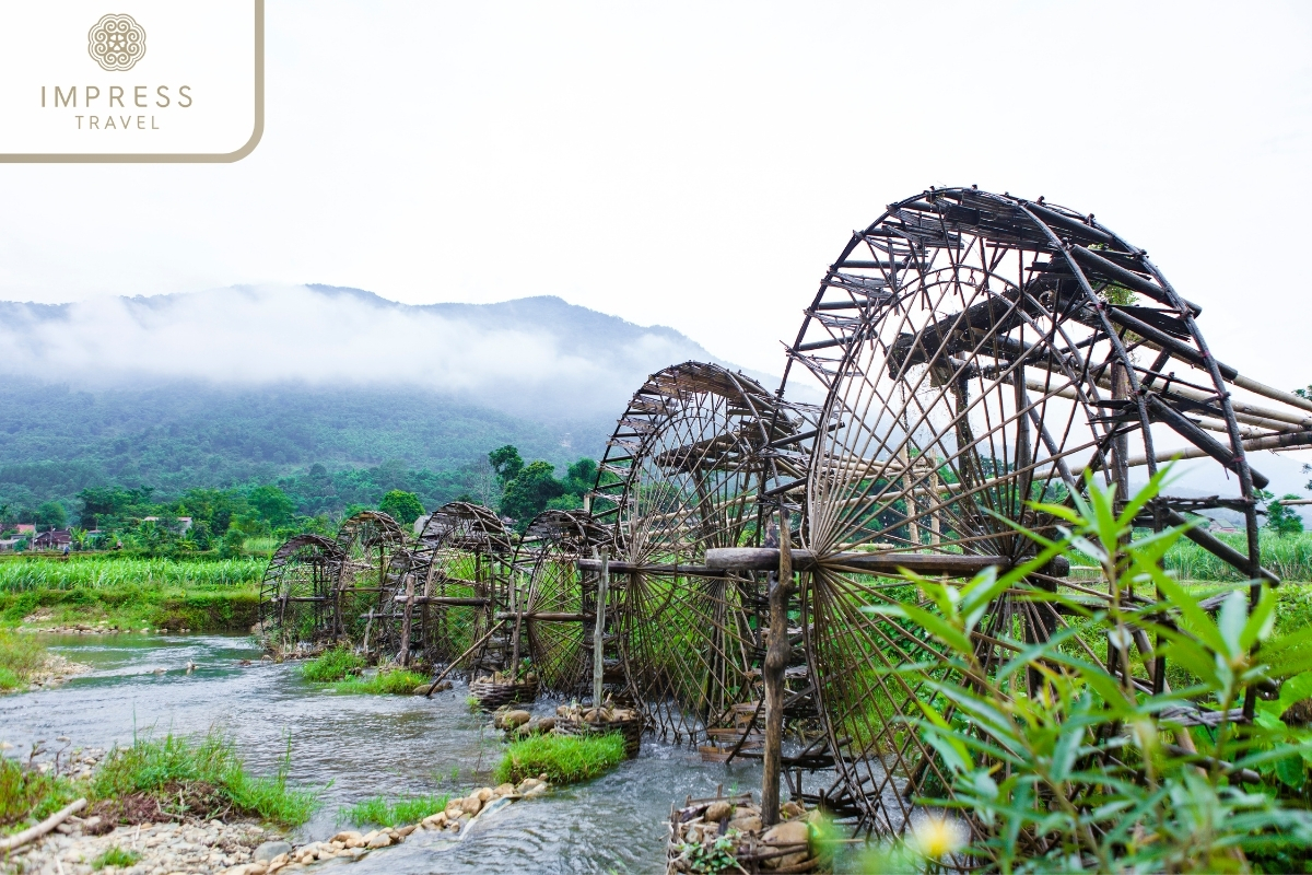 Visit Pu Luong water wheel-best season for a trekking tour in Pu Luong 