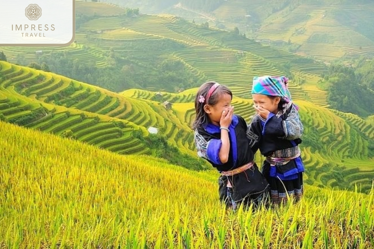 Summer for the best season for a hiking tour in Mu Cang Chai