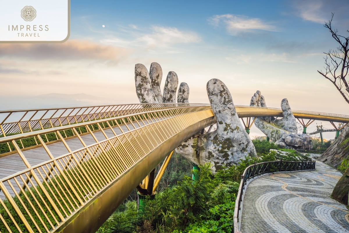 Golden Bridge- iconic bridges for photo tours in Danang