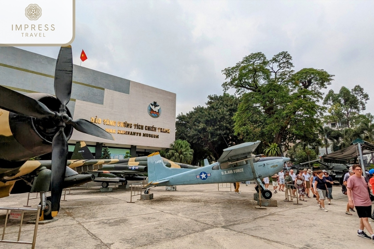 Outside the War Remnants Museum