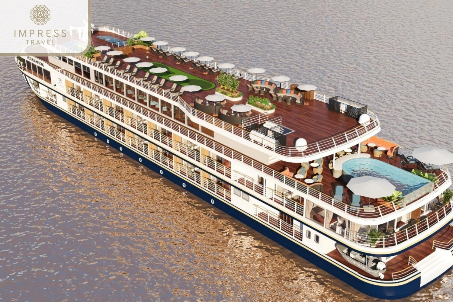 Cruise of Luxury cruise tours on the Mekong River