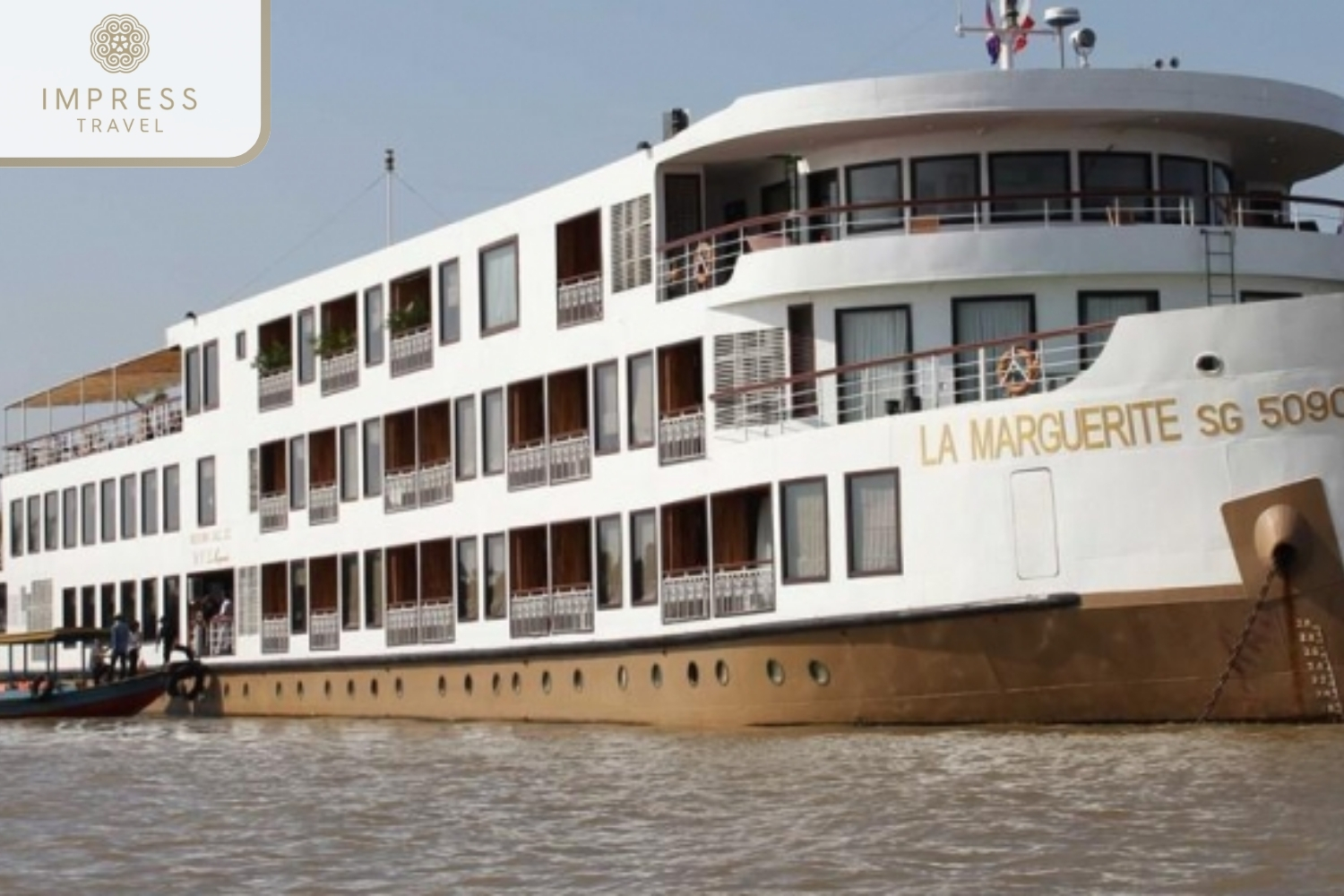 RV La Marguerite of Luxury cruise tours on the Mekong River