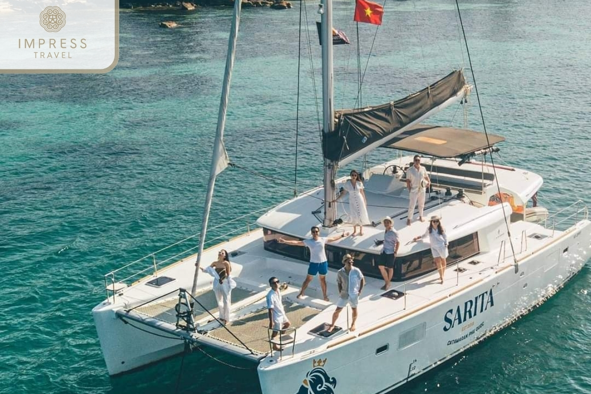 Catamaran Sarita one of the best cruising tours to Phu Quoc