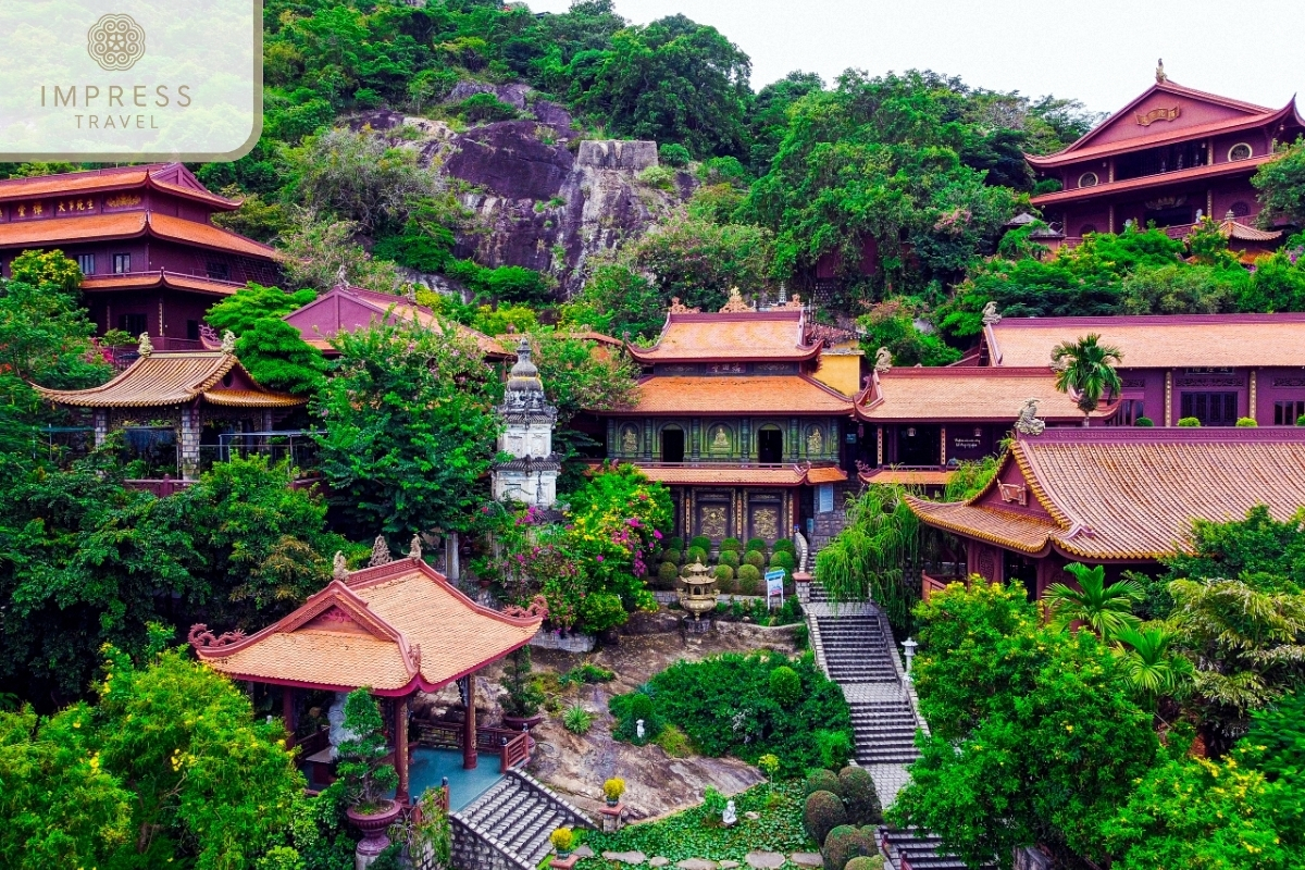 Cave Pagoda (Chua Hang) in tour to visit Sam Mountain in Chau Doc 