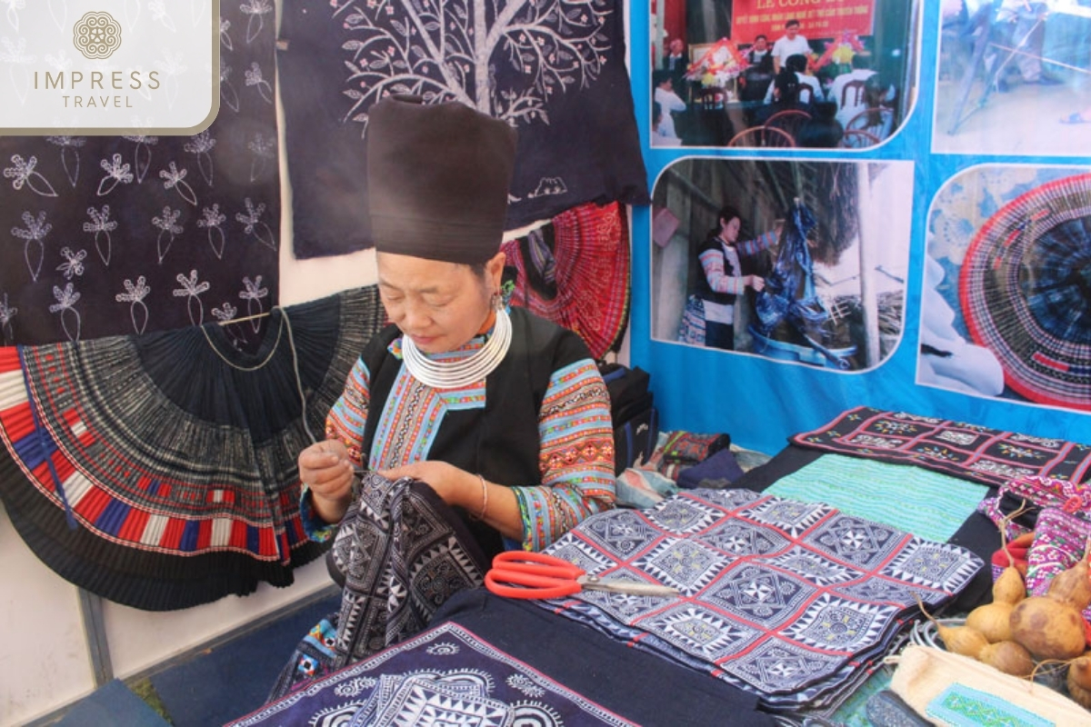 Handmade crafts of of Hmong ethnic groups in Mu Cang Chai