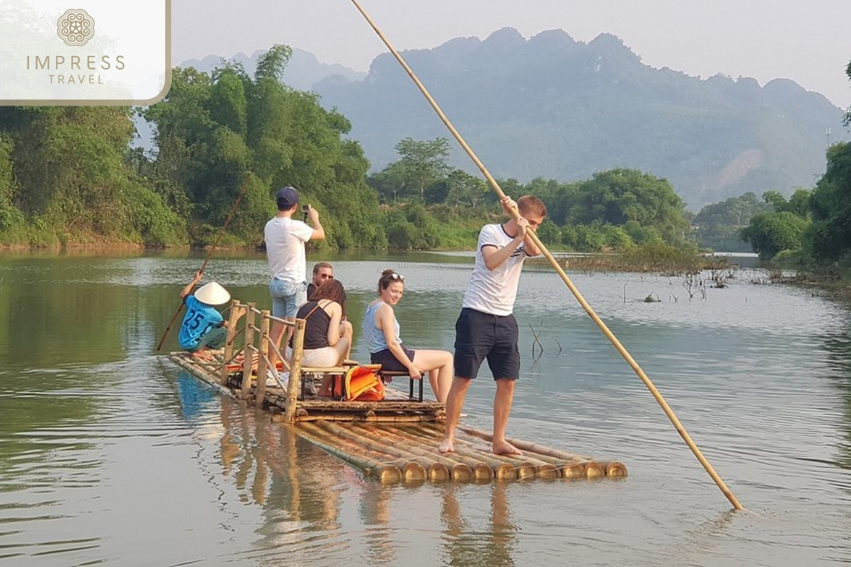 Bamboo Rafting in Pu Luong Nature Reserve