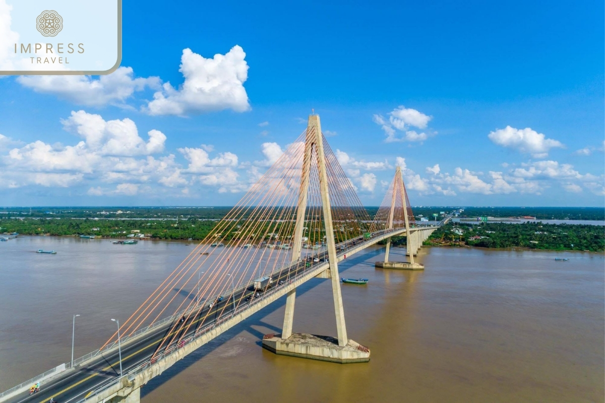 Rach Mieu Bridge in Ben Tre Homestay Tour in the Mekong Delta