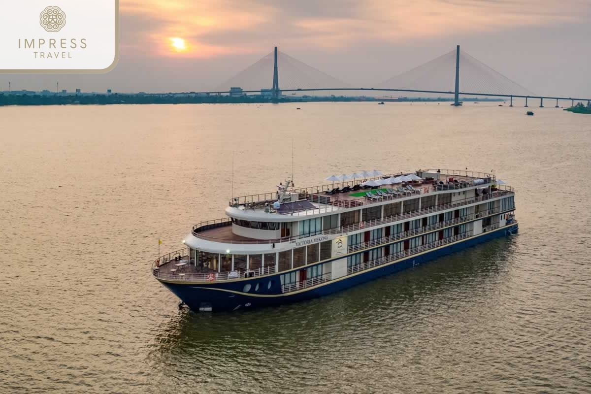 Victoria Mekong Cruise of the 5-star Cruise on the Mekong River