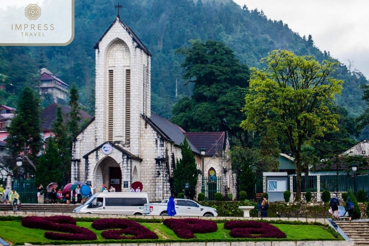 Stone Church for Bac Ha Market to Mu Cang Chai 