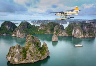 Seaplane in Halong Bay