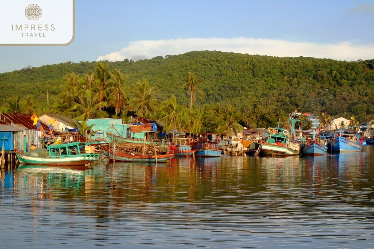 Cua Can Bridge in Unspoilt Tropical Island in Phu Quoc