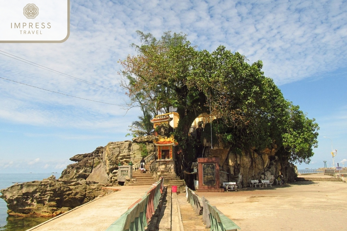 Dinh Cau Temple in Unspoilt Tropical Island in Phu Quoc