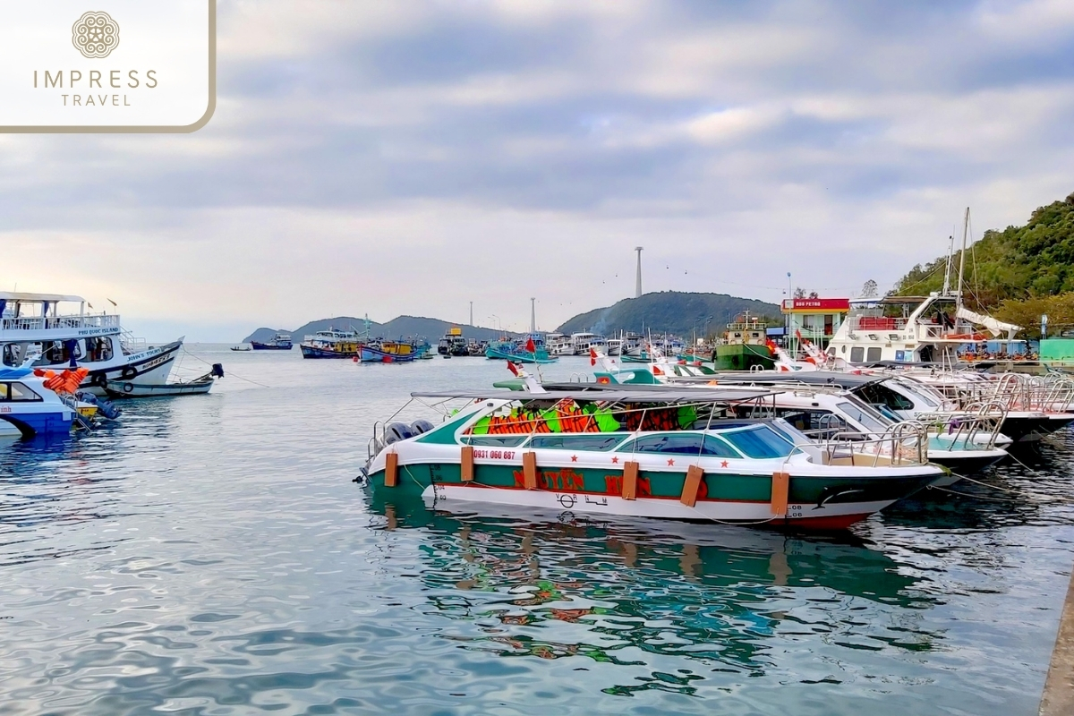 An Thoi Harbor in Unspoilt Tropical Island in Phu Quoc