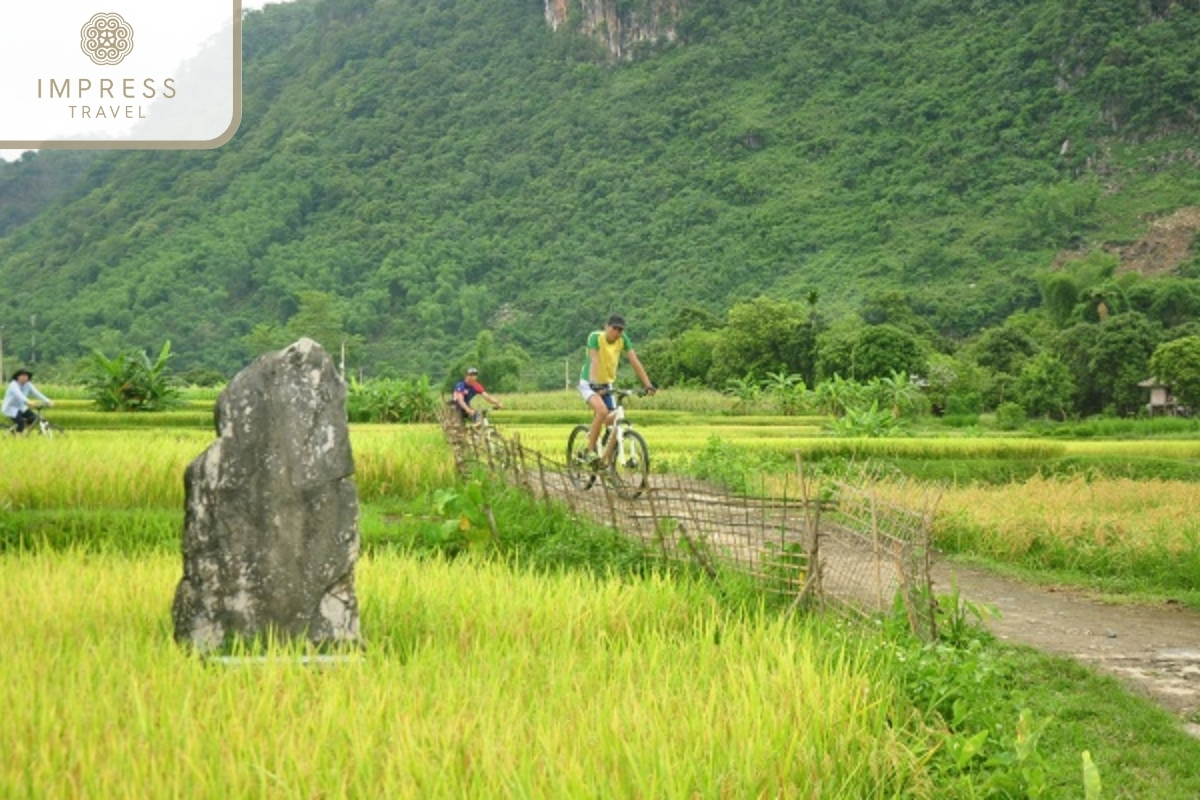 Go to peaceful villages of the Cycling Tour to the Silk Village