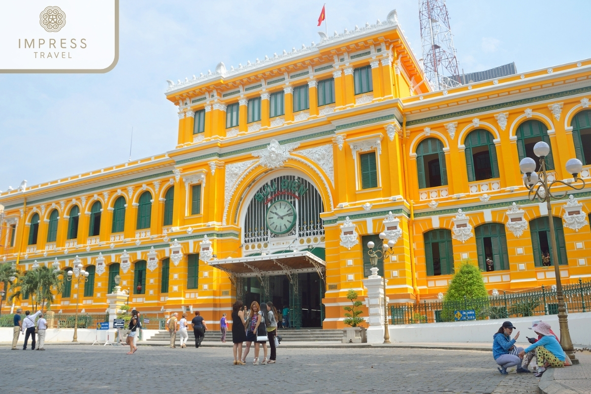 Post Office for a 1-Day Tour of Ho Chi Minh City