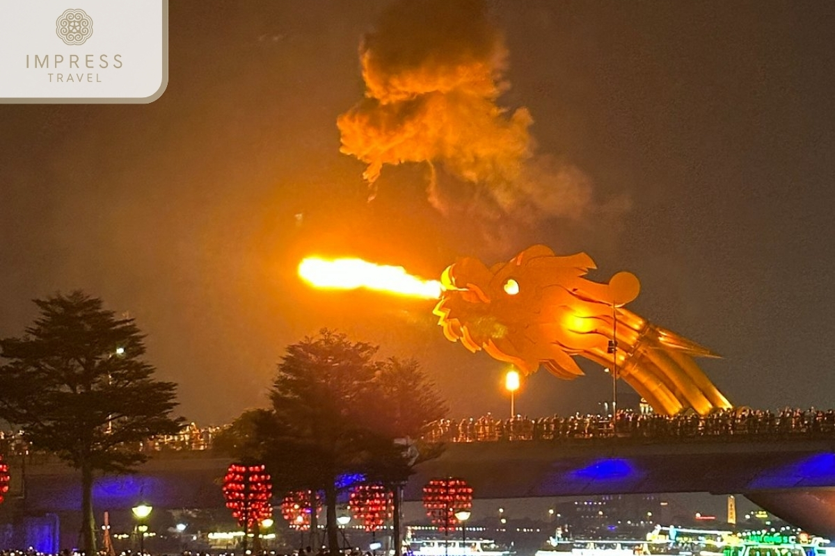 Dragon Bridge Show in Danang