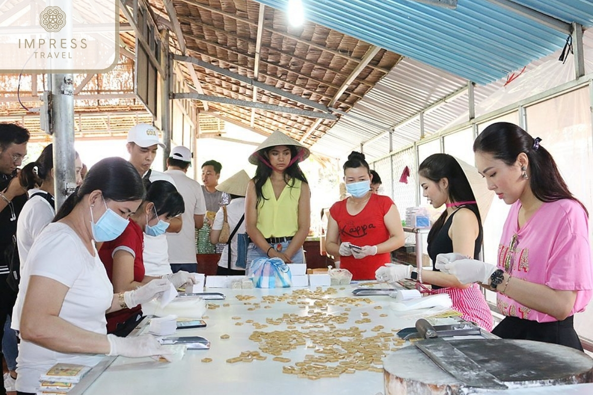 Visit a coconut candy factory