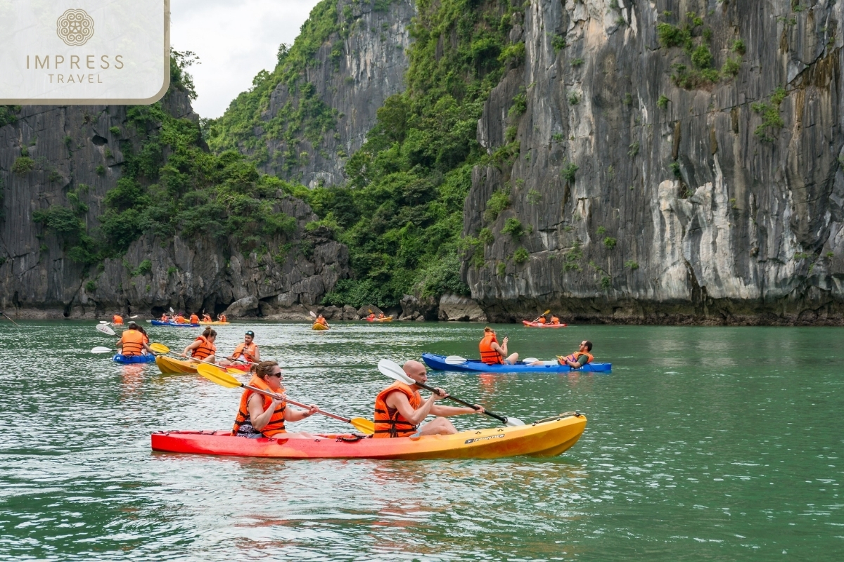 kayaking on the Cham River