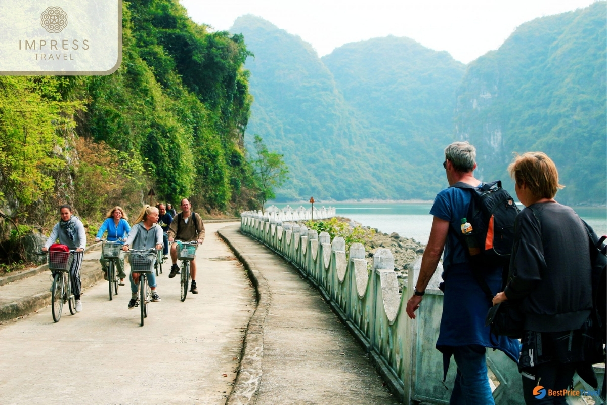 Cycling at Lan Village