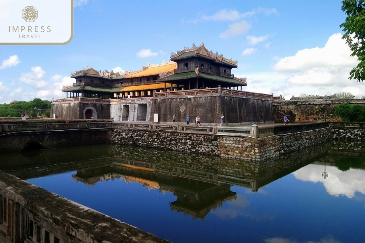 The Imperial Citadel of Hue in Tour from Danang to Hue and Hoi An