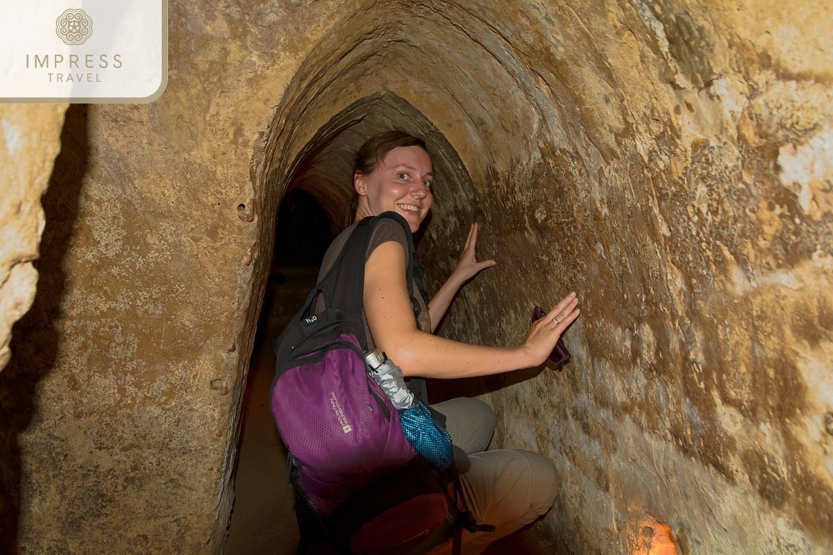 Experience Cu Chi tunnels in Cu Chi Tunnels and Mekong Delta