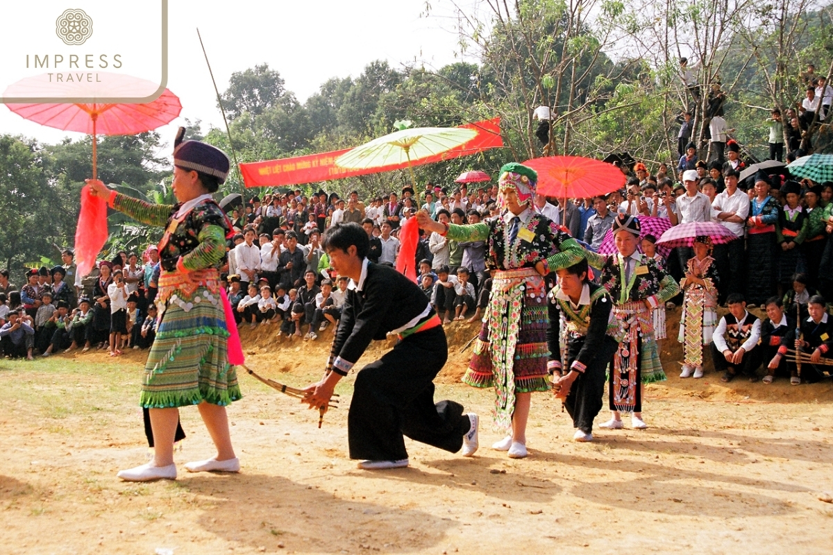 Hmong festival for the Sapa 2 Days 1 Night Bus Tour from Hanoi