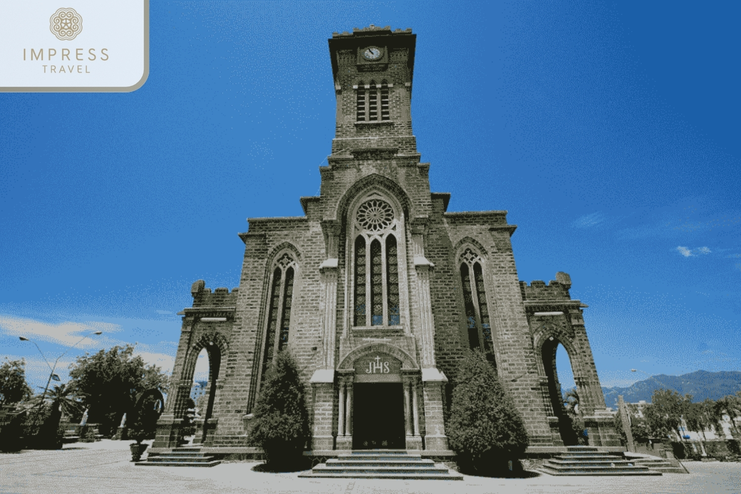 Stone Church of a Pedicab Tour of Nha Trang 