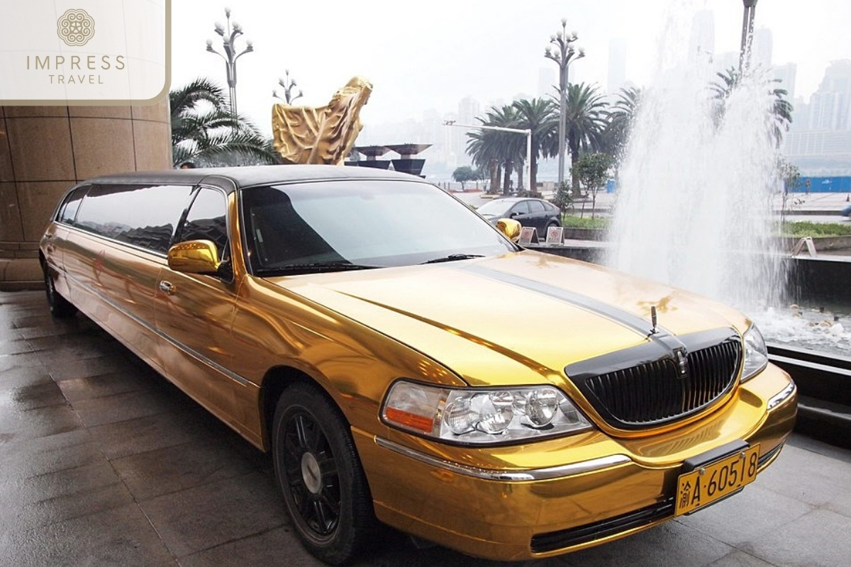 Golden Limousine