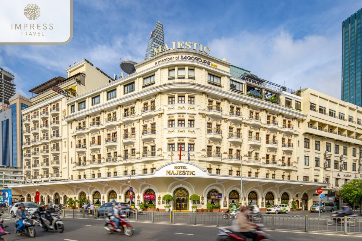 Majestic Hotel in Saigon River Sunset Tour