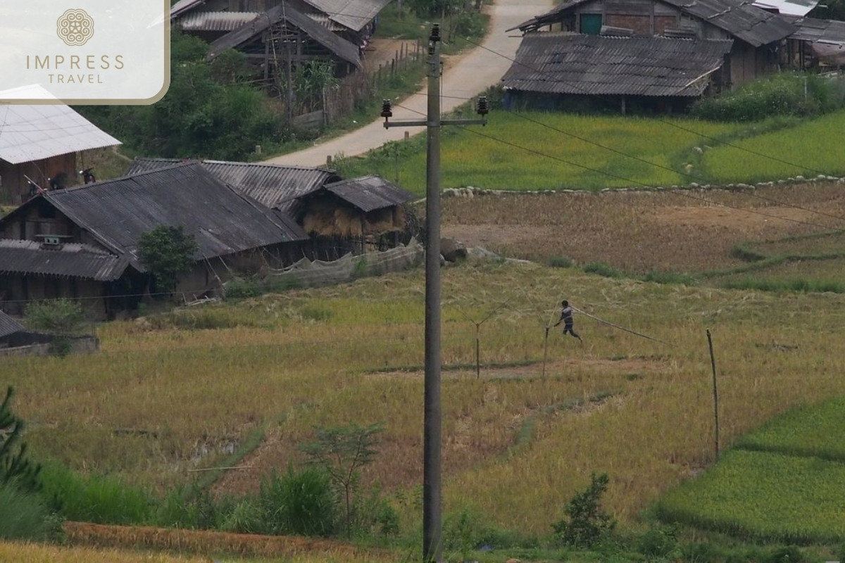 Lim Mong Village in Tour to Mu Cang Chai