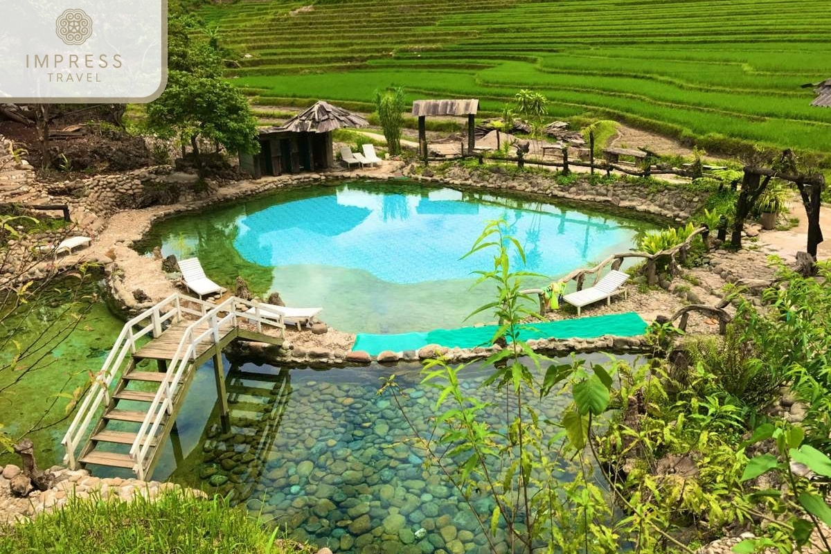 Tram Tau Hot Springs of the Yellow Rice Harvest Season in Mu Cang Chai