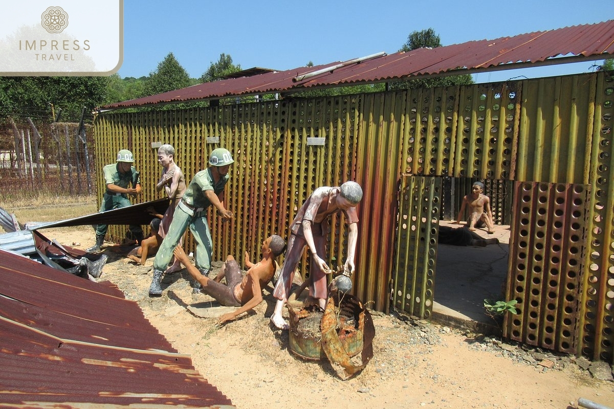 Different forms of torture in Phu Quoc Prison on Phu Quoc Island