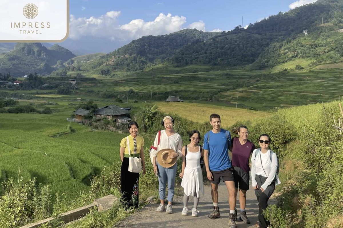 Trekking through villages and rice terraces in Mu Cang Chai