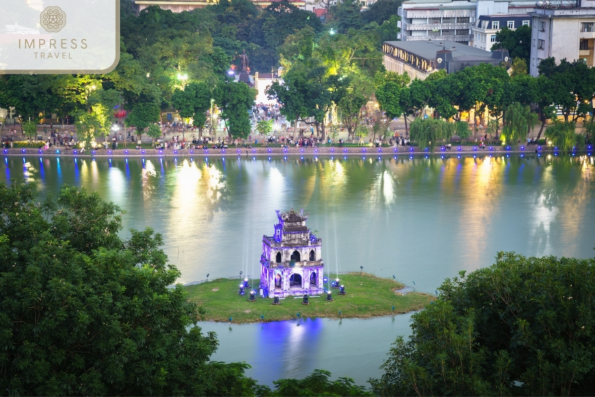 Hoan Kiem Lake in 