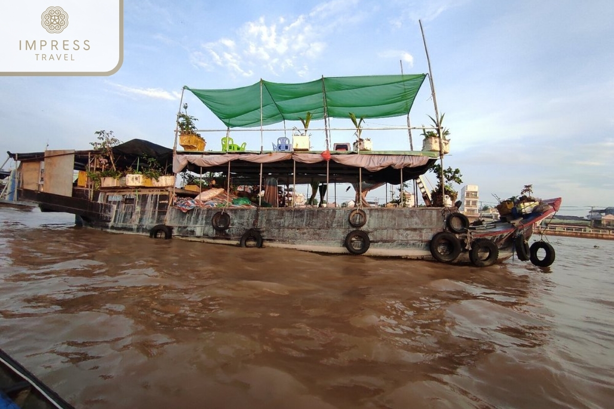 Cai Be Floating Market in Mekong Floating Markets