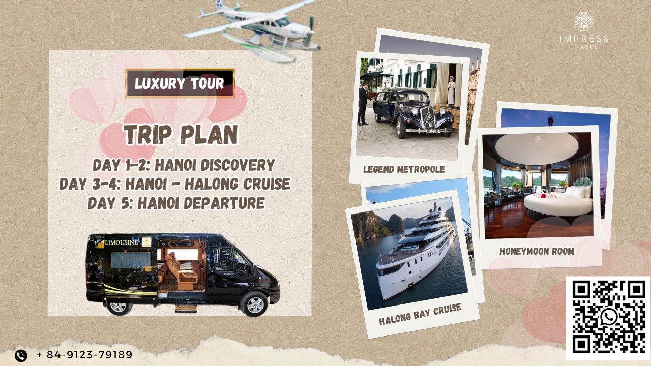 Hanoi luxury Legend Metropole Hotel trip honeymoon trip 5 days (1)