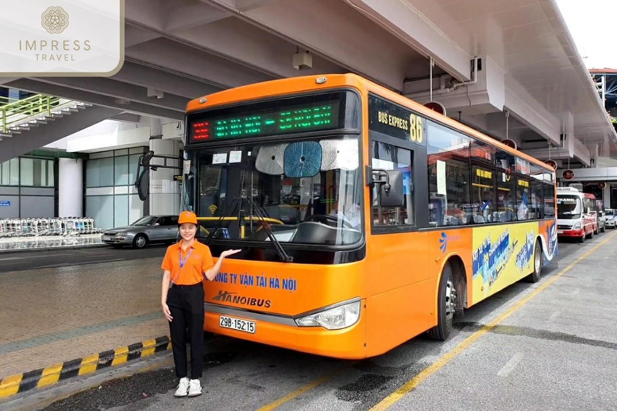 By Bus in transportation from Hanoi to Mai Chau