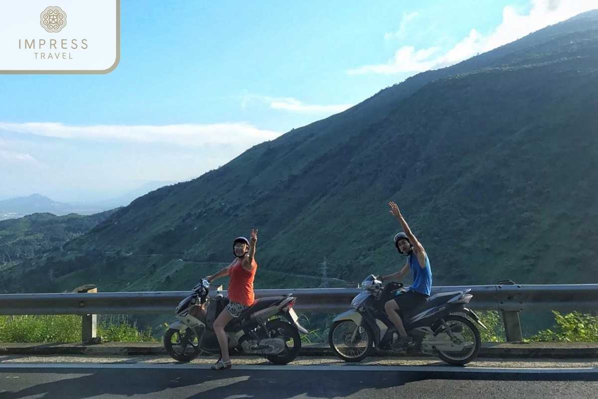 Ride a scooter to experience Hai Van Pass