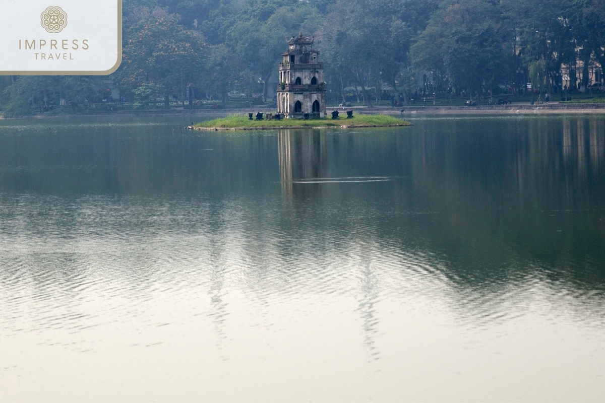 Hoan Kiem Lake in Visit Hoan Kiem Lake and the French Quarter 