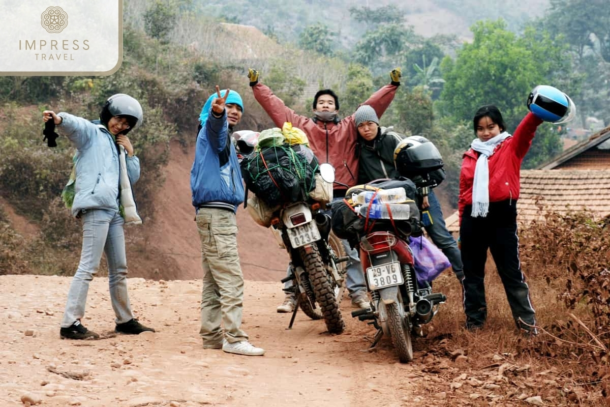 Traveling by Motorcycle in perfect transportation from Hanoi to Sapa 