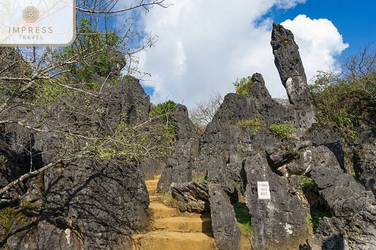 Thach Lam Stone Garden in Conquer Dragon Jaw Peak