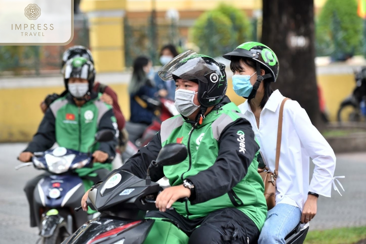 Grab in convenient transportation in Hanoi