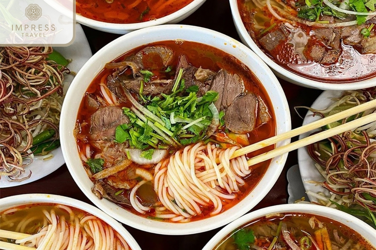 Beef Noodle Soup in Da Nang - Hue Ancient City tour