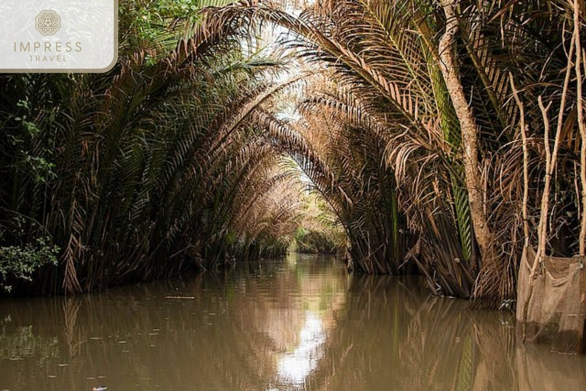 Thoi Son Island in the Mekong at My Tho and Ben Tre 