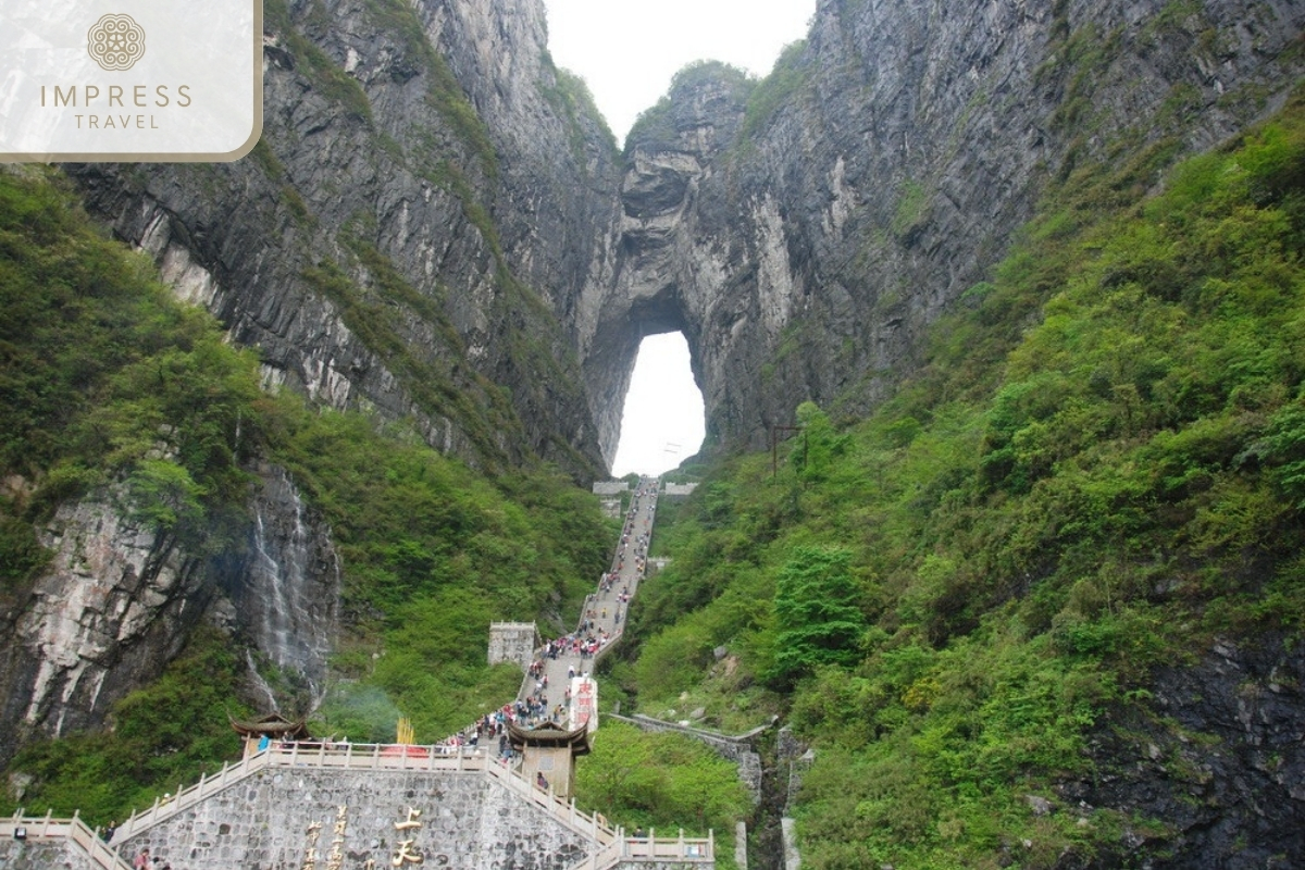 Quan Ba Heaven Gate in Dong Van Karst Plateau on a Ha Giang Tour