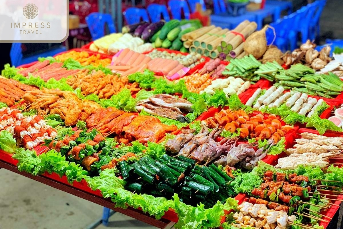 Cuisine at Sapa night market